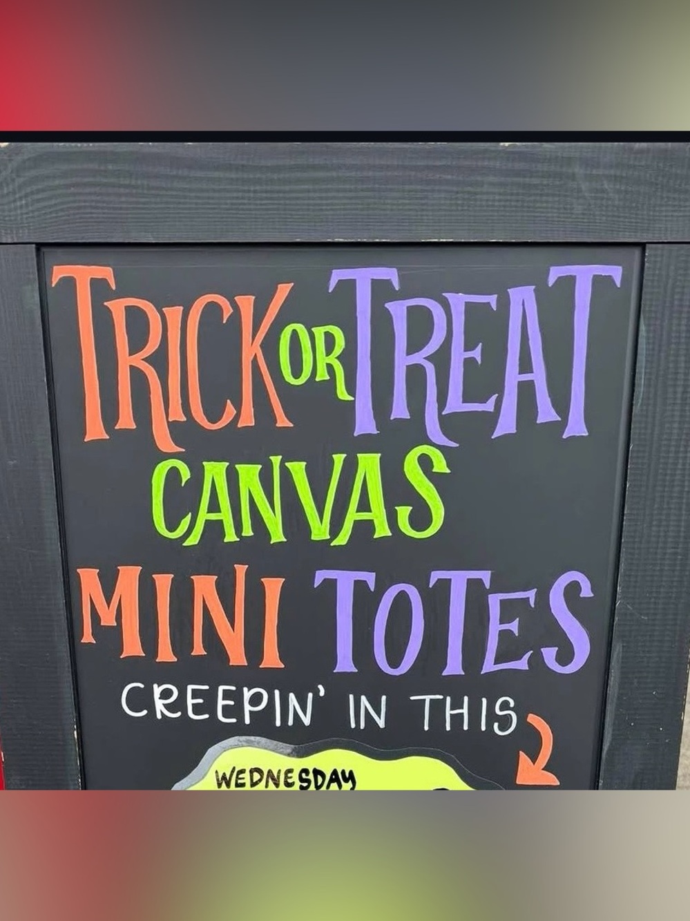💜 TJ’s MINI CANVAS TOTE - Picture 2 of 2